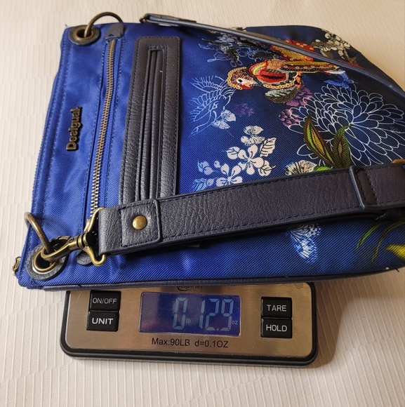 Sold! EUC Desigual Embellished Floral Bird Parrot Cross Body Bag - Picture 9 of 9